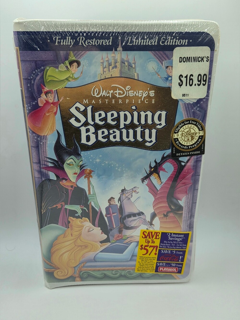 Sleeping Beauty VHS Limited Edition Walt Disney - NEW